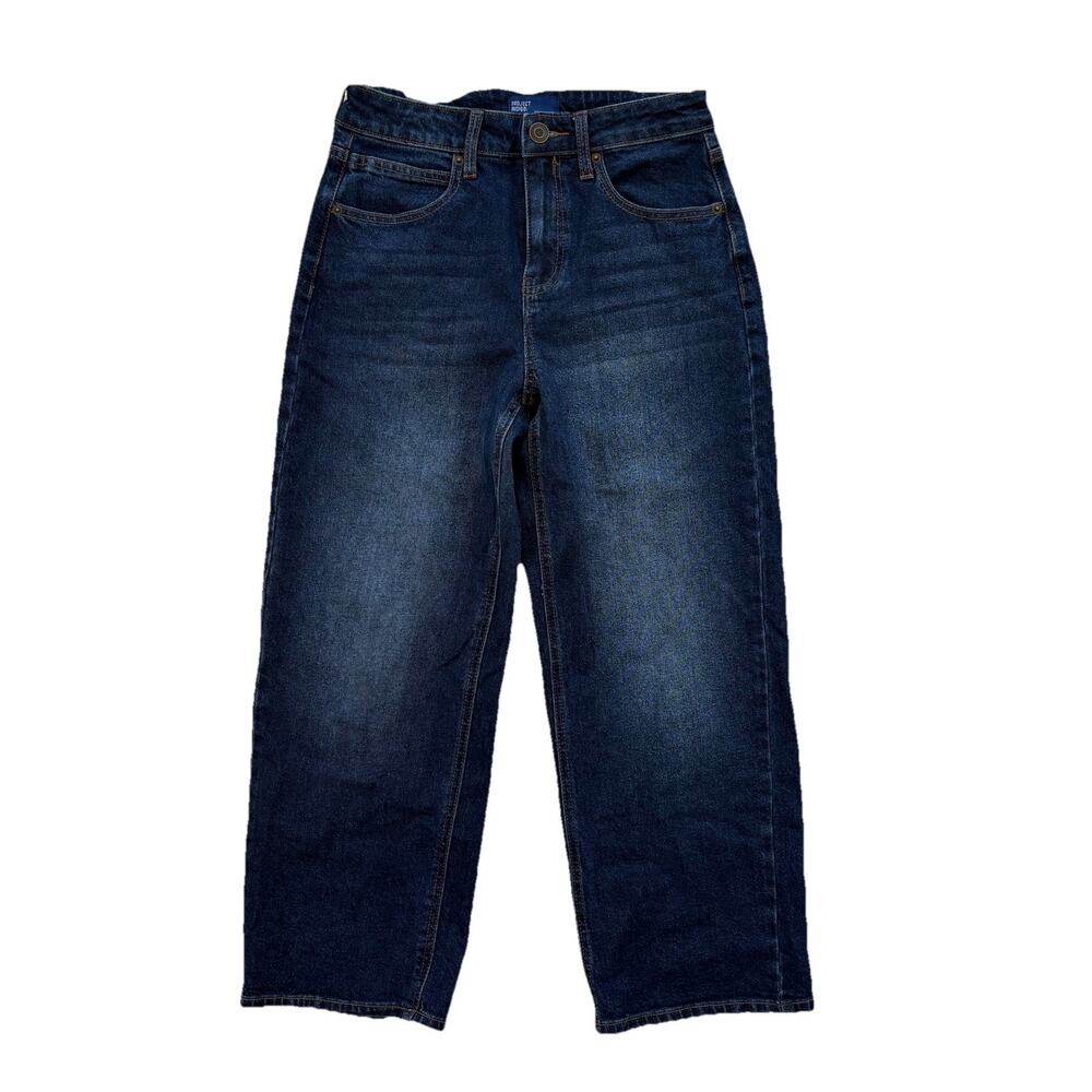 Project Indigo Jeans Women’s Size 0 Dark Wash Wide Leg Mid Rise
